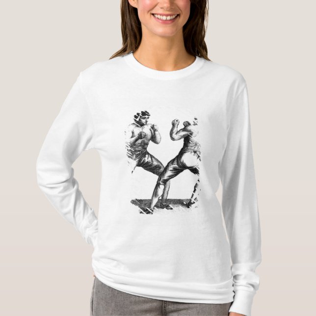 Camiseta Combate de boxeo (Anverso)