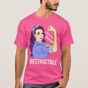 Camiseta Combatiente de apoyo a la concienciación indestruc