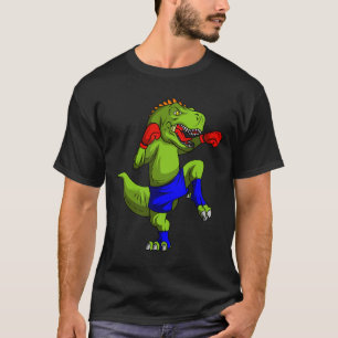 Camiseta Combatiente de Muay Thai Mma T-rex Arte Marcial Mi
