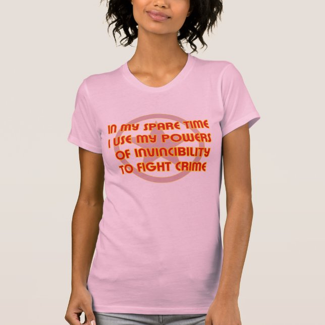 Camiseta Combatiente del crimen (Anverso)