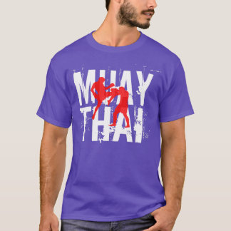 Camiseta Combatiente tailandés del boxeo en boxeo muay