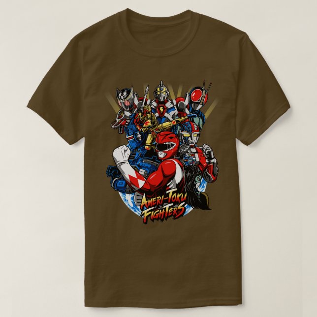 Camiseta Combatientes de AmeriToku (Diseño del anverso)