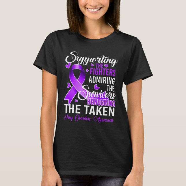 Camiseta Combatientes honrando la toma de conciencia sobre  (Anverso)