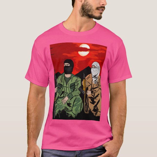 Camiseta Combatientes kurdos (Anverso)