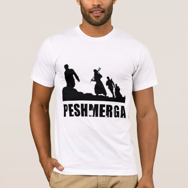 Camiseta Combatientes kurdos (Anverso)