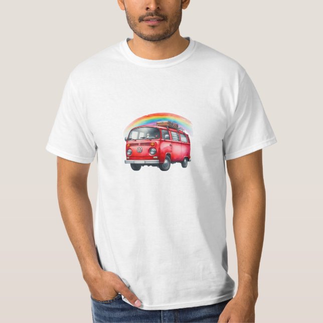Camiseta combi rainbow (Anverso)
