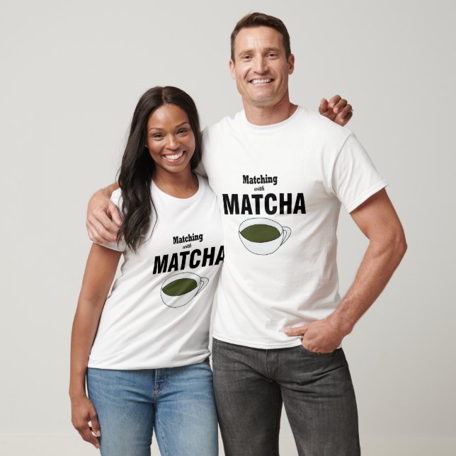 Camiseta Combinación con té verde Matcha (Unisexo)
