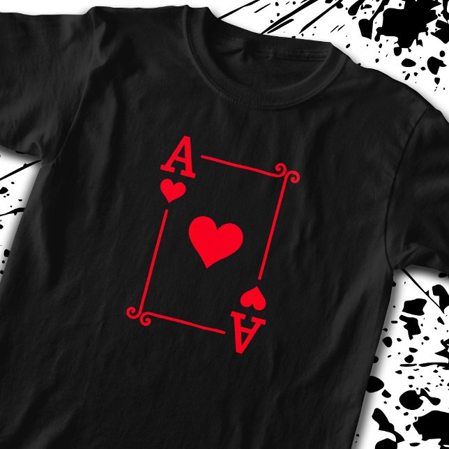Camiseta Combinación de As de Corazones Trajes de Cartas de (Subido por el creador)