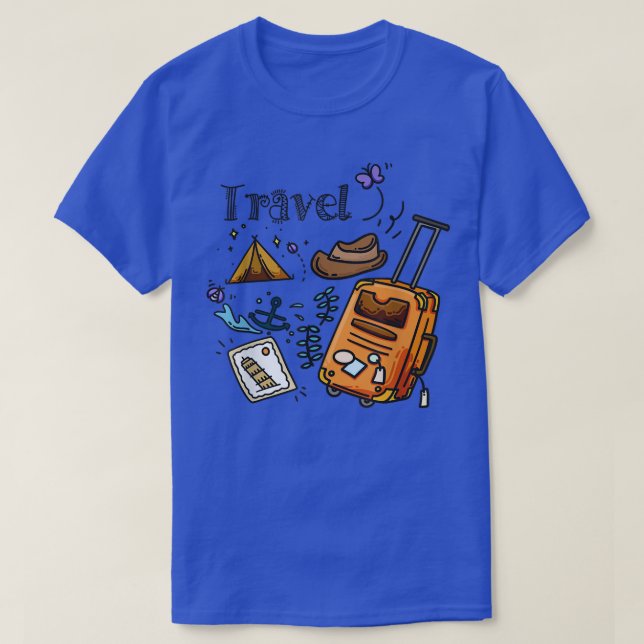 Camiseta Combinación de viajes de aventura  (Diseño del anverso)