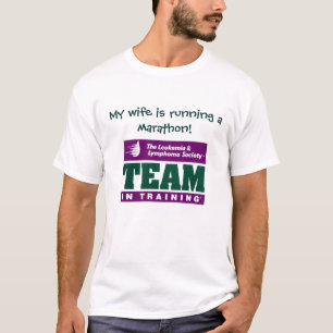 Camiseta ¡Combine en el entrenamiento, mi esposa está