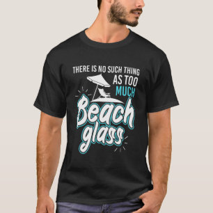 Camiseta Combing Beachcomber de playa de vidrio marino sin
