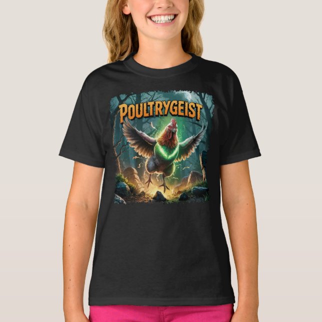 Camiseta Combo Creature de Ilustracion de aves de corral (Anverso)
