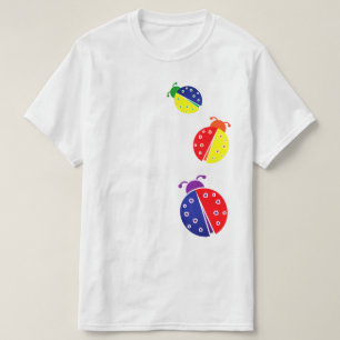 Camiseta combos de colores de ladybug