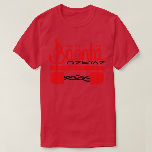 Camiseta Combustible de la marca Boonta Podracer (Diseño del anverso)