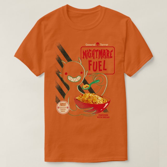 Camiseta Combustible Demon Cereal Nightmare (Diseño del anverso)