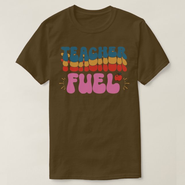 Camiseta Combustible docente (Diseño del anverso)