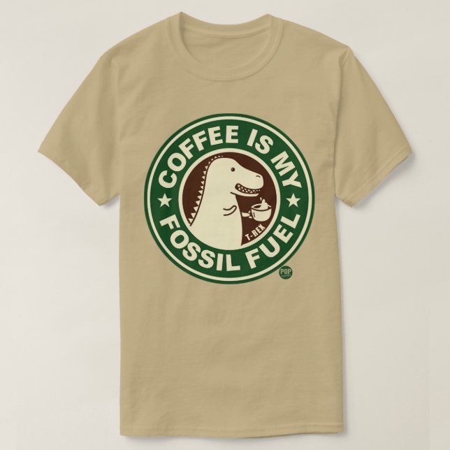 CAMISETA COMBUSTIBLE FOSSIL (Diseño del anverso)