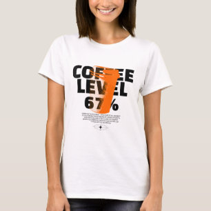 Camiseta Combustible Matutino Café Retro 67 Taza Motivación
