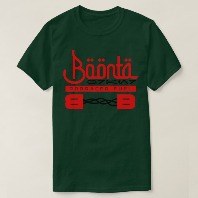 Camiseta Combustible para Podracer de marca Boonta (Diseño del anverso)