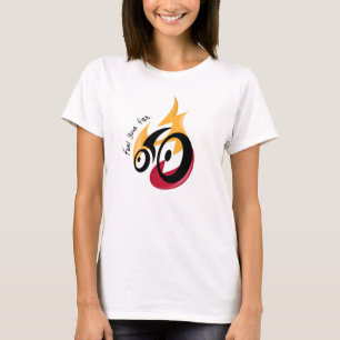 Camiseta Combustible tu fuego. Motivación ciclista