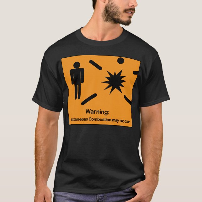 Camiseta Combustión espontánea (Anverso)