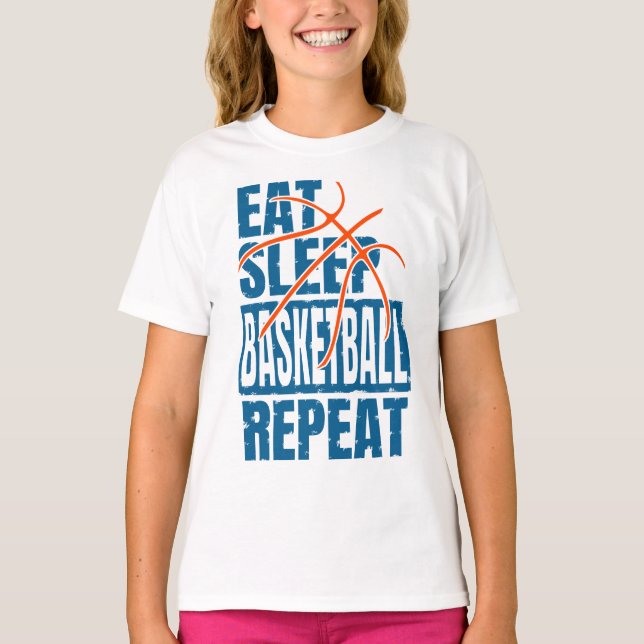 CAMISETA COME BALONCESTO DORMIR REPITE (Anverso)