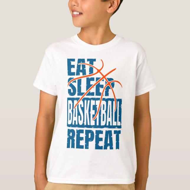 CAMISETA COME BALONCESTO DUERME REPITE (Anverso)
