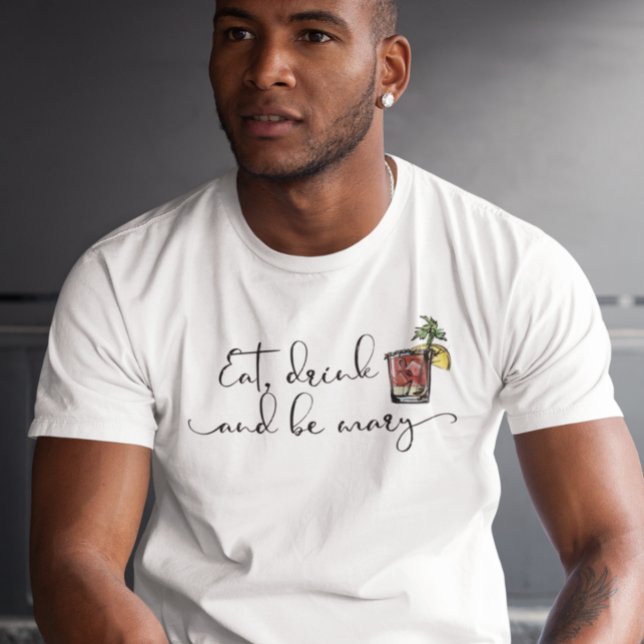 Camiseta Come bebe y sé Mary Sangrienta de Mary (Subido por el creador)