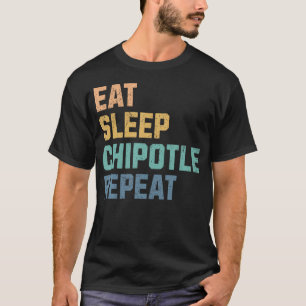 Camiseta Come Chipotle Duerme Repite Fan Jugador