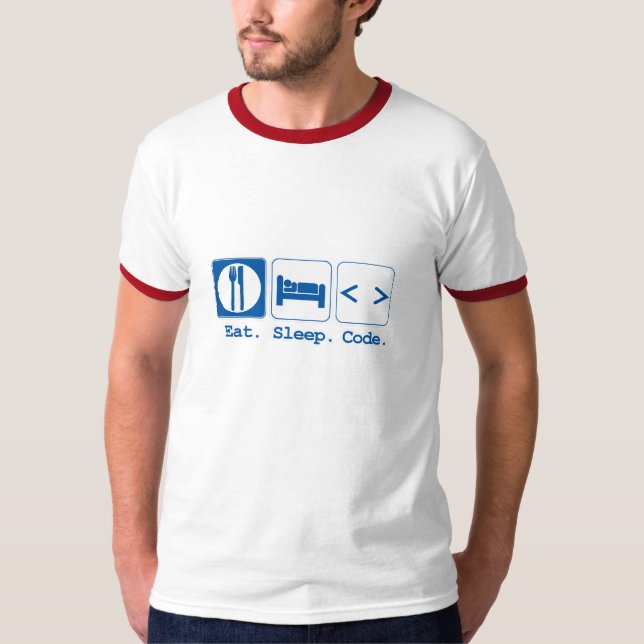 Camiseta come código (html) (Anverso)