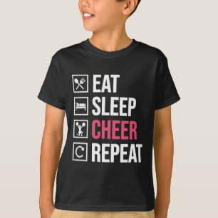 Camiseta Come Dormir Aplauso Repetir Divertido Aplausos Por