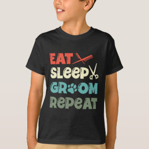 Camiseta Come Dormir Arreglar Repetir Artista del Pelaje Pe