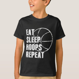 Camiseta Come Dormir Baloncesto Repetir Para Equipo De Balo