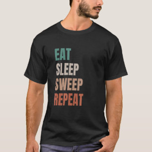 Camiseta Come Dormir Barrer Repetir Guitarrista Tocador de