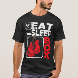 Camiseta Come Dormir Box - Amante del Boxeo Gimnasio Boxead