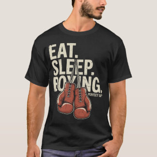 Camiseta Come Dormir Boxeo Día Perfecto Vintage