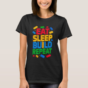 Camiseta COME Dormir Construir Repetir Maestro Constructor