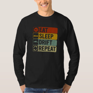 Camiseta Come Dormir Deriva Repetir Retro 60s 70s Deriva
