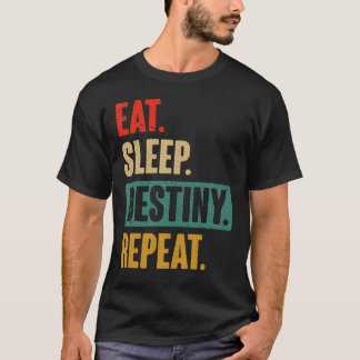 Camiseta Come Dormir Destiny Repetir Videojuegos Regalo de