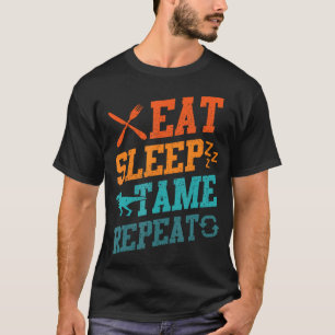 Camiseta Come Dormir Domar Repetir Ca Dinosaurio Trex Amant
