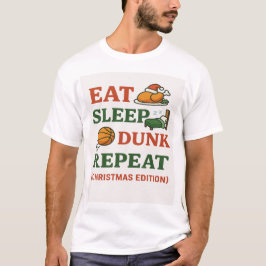 Camiseta Come Dormir Dunk Repetir - Divertido Baloncesto Na