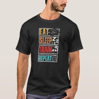 Camiseta Come Dormir Entrenar Repetir