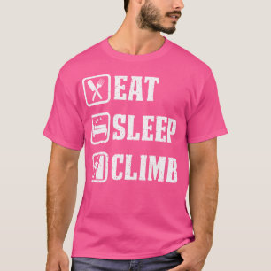 Camiseta Come Dormir Escalar Escalada Para Escaladores De M