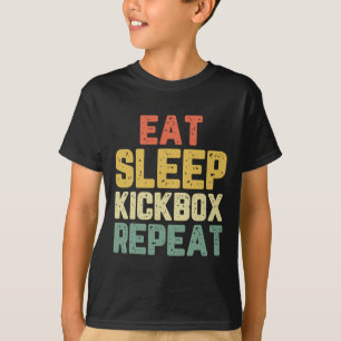 Camiseta Come Dormir Kickbox Repetir Kickboxing Kick Boxing
