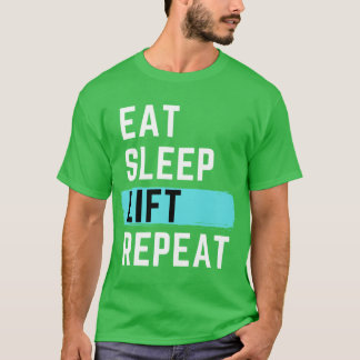 Camiseta Come Dormir Levantar Repetir chico