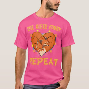 Camiseta Come Dormir Peludo Repetir Me Divertido Anime Cosp