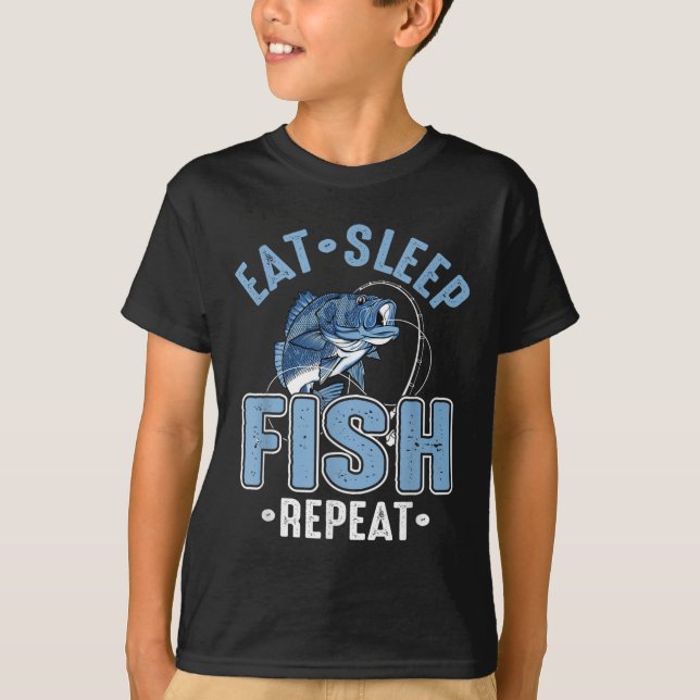 Camiseta Come Dormir Pescado Repetir  (Anverso)