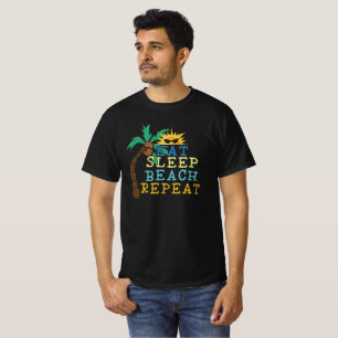 Camiseta Come Dormir Playa Repite
