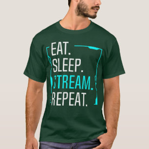 Camiseta Come Dormir Transmitir Repetir Película Transmisió