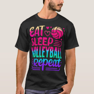 Camiseta Come Dormir Voleibol Repetir Voleibol